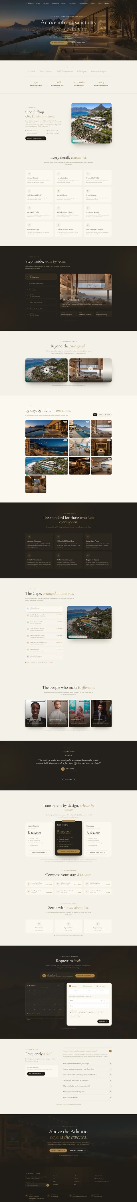 Villa Montblanche homepage